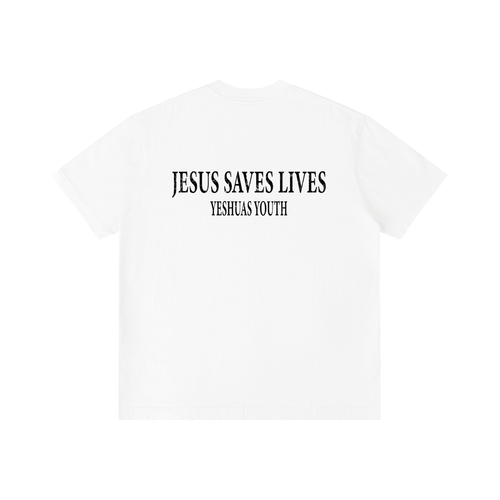 DESCRIPTION OF JESUS FRAYED TEE