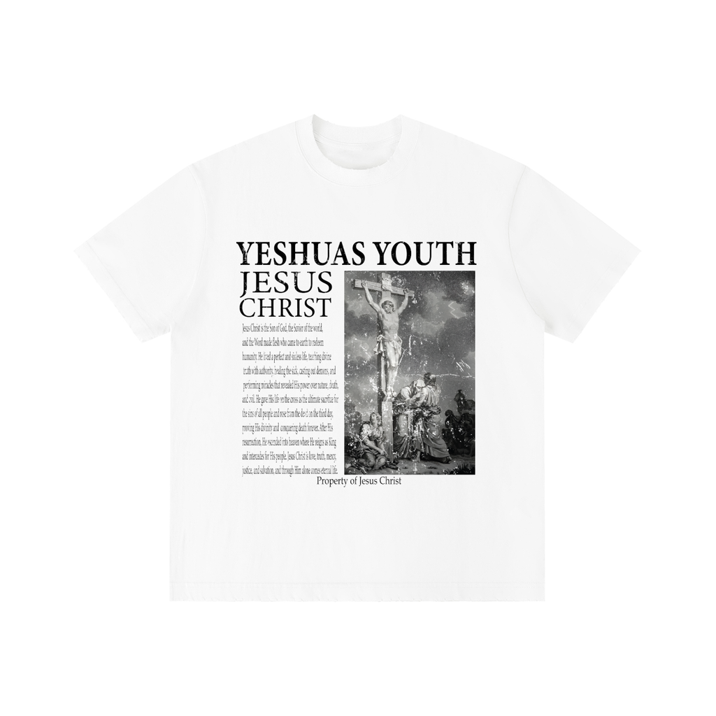 DESCRIPTION OF JESUS FRAYED TEE