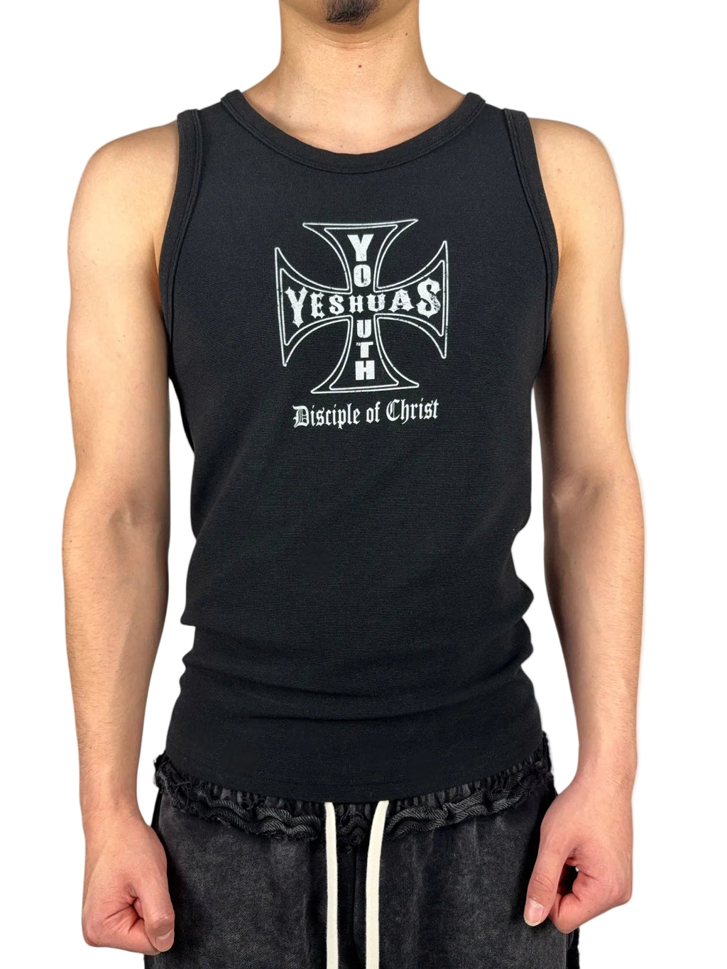 DISCIPLE OF CHRIST RIBBED TANK TOP