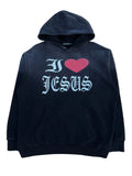 I LOVE JESUS SUNFADE OVERSIZED HOODIE (BLACK)