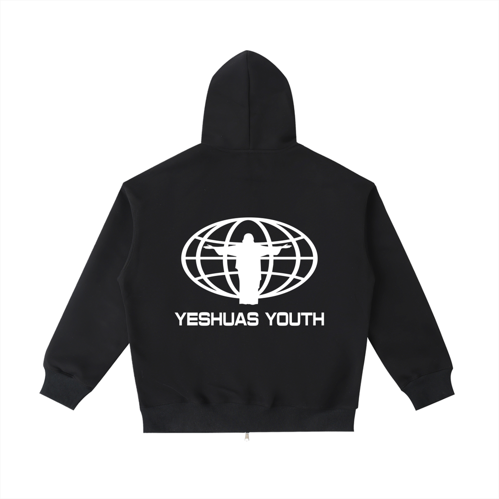 YESHUASYOUTH ZIP UP (BLACK)