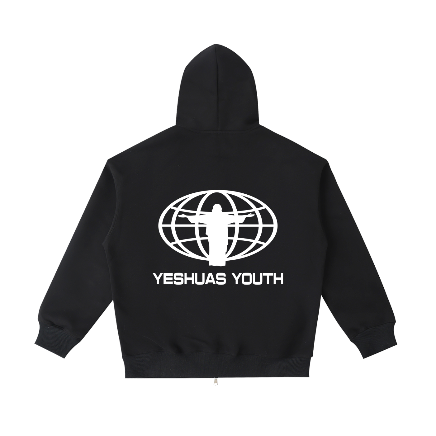 YESHUASYOUTH ZIP UP (BLACK)